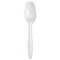 Dixie SmartStock Series-B 5.5 in. Mediumweight Plastic Cutlery Teaspoons Refill - White (40/Pack, 24 Packs/Carton)